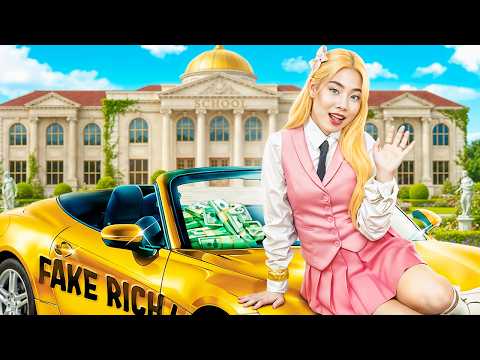 Poor Girl Becomes Rich Girl At School! Poor Student Pretends To Be Rich Student