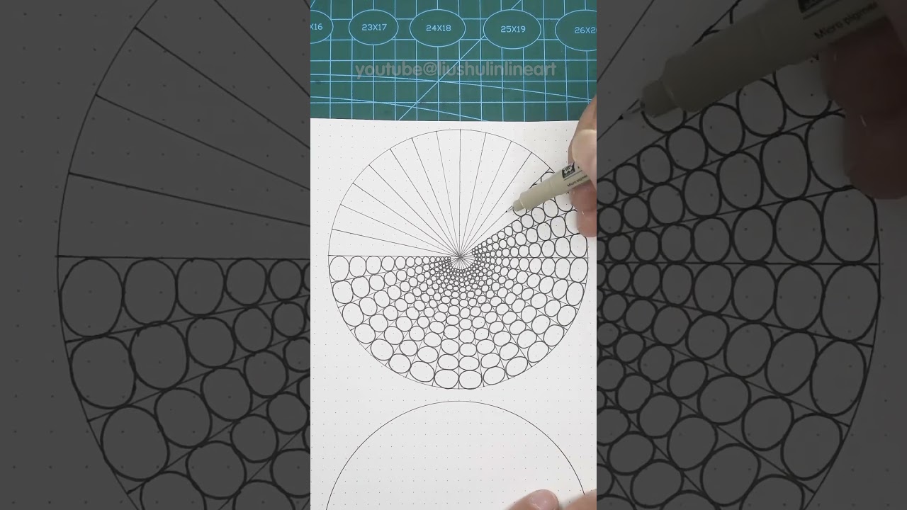 圆形训练circular training/zentangle/zendoodles/doodle/mandala art