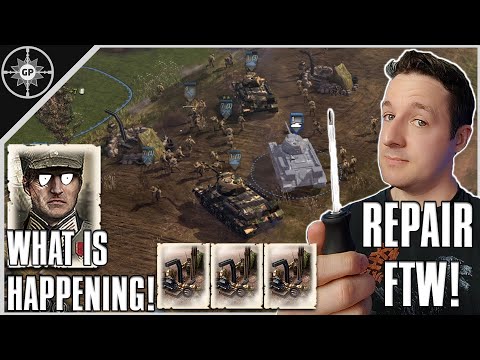 Soviet Repairs OVERPOWER German Panthers! | 4V4 Lienne Forest | Company of Heroes 2 Multiplayer