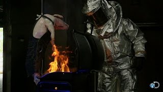 Sunscreen vs BBQ Mini Myth | MythBusters