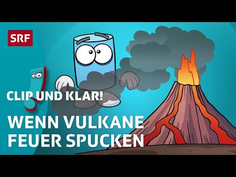 Vulkane: wie, wo & warum entstehen sie? 🌋 | SRF Kids – Clip und klar! | Für Kinder erklärt