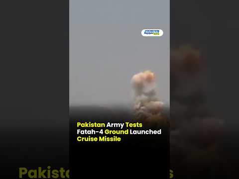 Pakistan Army Tests Fatah 4 Ground Launched Cruise Missile