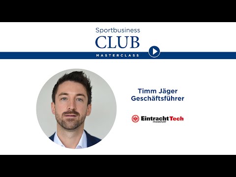 Ausschnitt aus der SBC-Masterclass mit Timm Jäger, Geschäftsführer Eintracht Tech GmbH