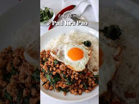 15-min. Easy Pad Kra Pao #thaifood