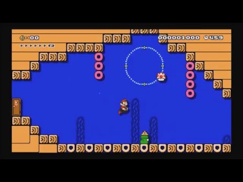[Super Mario Maker] Ocean Attack - Timelapse
