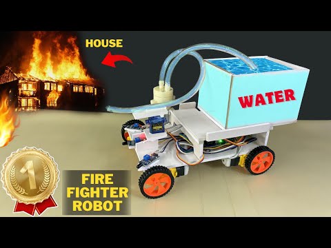 Automatic Fire Fighter Robot -  for Houses | Inspire Award Project | Best science Project