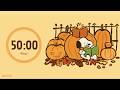 Study With Me Snoopy Pomodoro 50 10 X 4 Pumpkin Patch Cozy Fall Jazz Fireplace No Mid Ads