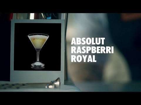 ABSOLUT RASPBERRI ROYAL DRINK RECIPE - HOW TO MIX