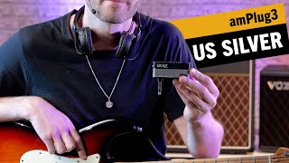 Video thumbnail for Classic US amp tone, anytime you play – Vox amPlug3 US Silver headphone amp by Vox Amps UK