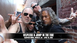 Metallica: Helpless &amp; Jump in the Fire (Berkeley, CA - April 16, 2016) (MetOnTour Edit)