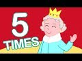 5 Times Table Song (1-10) | Learn Math for Kids (X5 Multiplication Song)