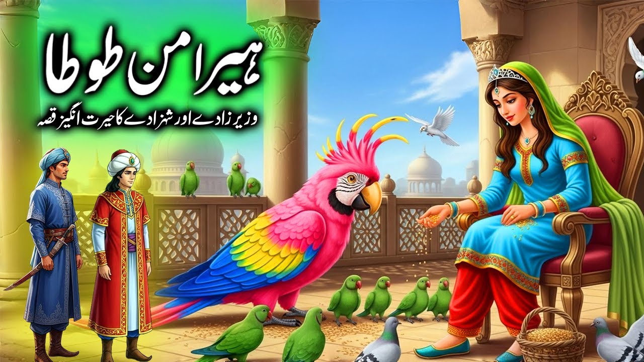 Shehzada Wazeerzada aur Frang ki Shehzadi || Heeraman Tota || story of princessand parrot