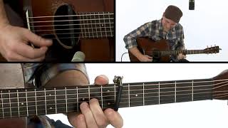 🎸Acoustic Guitar Lessons - Song Study 2: Black Rabbit - Performance - Peter Mulvey
