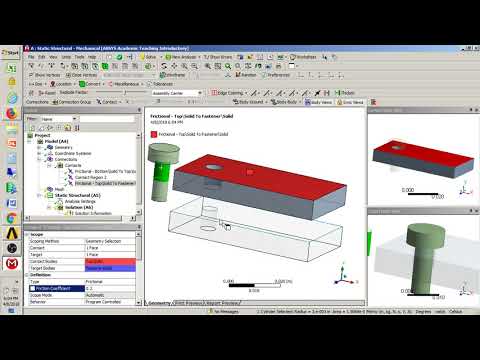 Bolt pretension clamps two plates together, force pulls them apart.