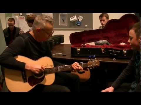 Tommy Emmanuel backstage. The Sage Gateshead