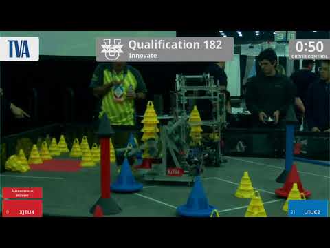 2018 VEXU Innovate Q182 - XJTU4 vs UIUC2 - 105 to 53