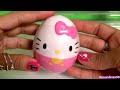 Kinder Egg Barbie Surprise Toys Sofia The First Doc McStuffins Hello Kitty Peppa Pig Egg