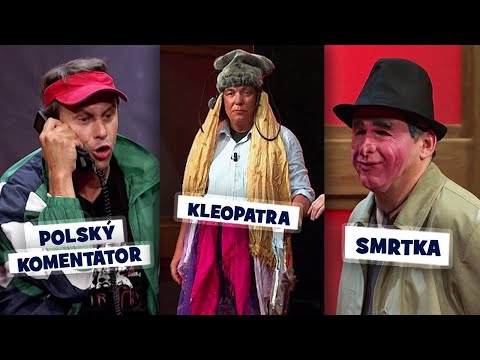 Partička: Párty - Fanatický polský sportovní komentátor, Kleopatra a Smrtka