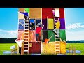 OVERNIGHT CHALLENGE IN 8 MICRO FORTS Tiny Apartments