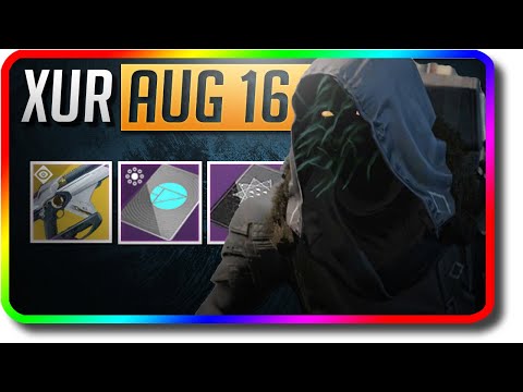 Destiny 2 - Xur Location, Exotic Armor Random Rolls & Xur Bounty "Telesto" (8/16/2019 August 16) Video