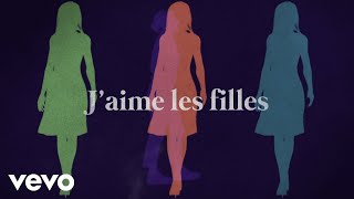 Jacques Dutronc - J&#39;aime les filles (Lyrics Video)