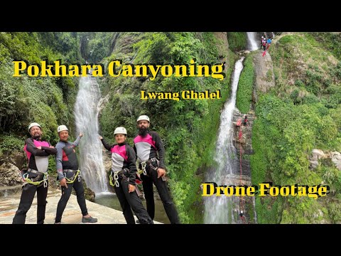 Overcoming Fear at Pokhara Canyoning Lwang Ghalel #pokhara #canyoning #youtubeshorts #ytshorts #