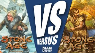 "VS" - Stone Age versus Stone Age: Anniversary by Man Vs Meeple (Z-Man Games)