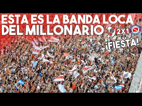 🥁ESTA ES LA BANDA LOCA DEL MILLONARIO + RUGE EL MONUMENTAL | River vs Argentinos Jrs | 2023