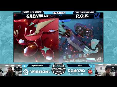 Gwinnett Brawl April 2019 - ZB| NameFireBall(Greninja) vs Benny&theJets(R.O.B.) - L. Round 9