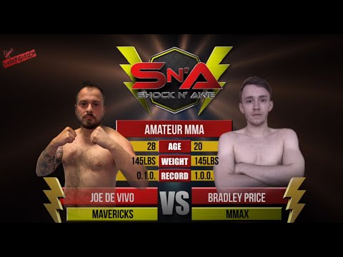 Shock N Awe 32 Amateur Featherweight MMA - Joe De Vivo vs Bradley Price