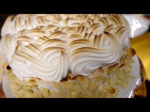 Klassische Stachelbeer Baiser Torte - Stachelbeer - baiser Kuchen - Kuchenfee