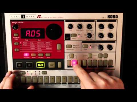 KORG ER-1: beatprogramming on the fly