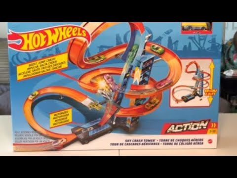 фото hot wheels «падение с башни» (sky crash tower) 0