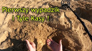 Miniaturka - PIERWSZY WYPAD NA PLAŻĘ Z WYKRYWACZEM !