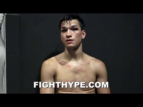BRANDON FIGUEROA SECONDS AFTER KNOCKING OUT OSCAR ESCANDON; READY TO STEP UP