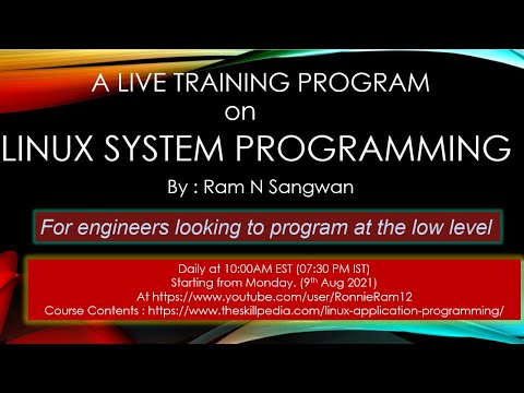 Session 1 Linux History | Linux Application Programming