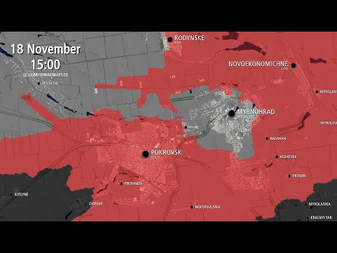 Russian Invasion of Ukraine: Pokrovsk Offensive - Every Day [MAY 1 - NOV 18 2025]