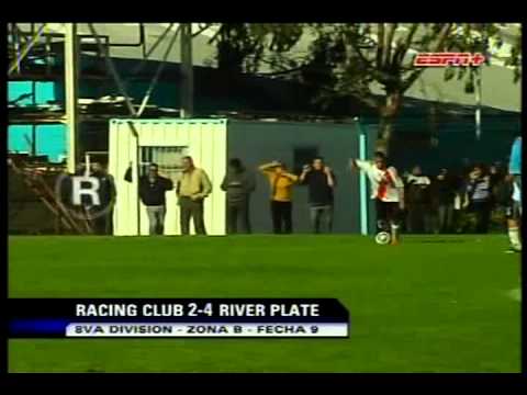 JUVENILES A. 7ma, 8va y 9na. RACING - RIVER. 2-6-2012. Material emitido por ESPN.
