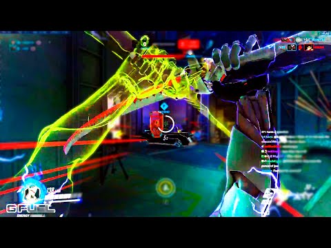 Necros Nano Genji God - 46 elims! POTG! [ Overwatch Season 30 Top 500 ]