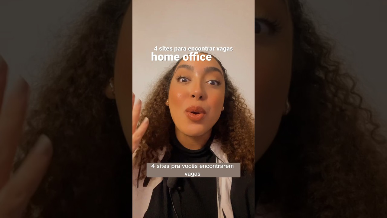 SITES PARA VAGAS 100% HOME OFFICE!