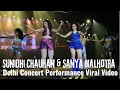 You Won T Believe The ENERGY At Sunidhi Chauhan Sanya Malhotra S Delhi Concert Performance
