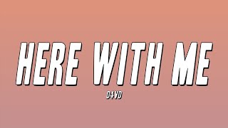 Cover art for here with me