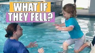 Falling in With Clothes On? Toddlers Practice for “What If?”