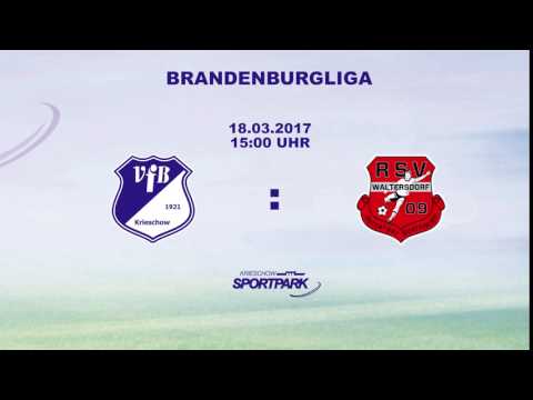VfB 1921 Krieschow vs. RSV Waltersdorf - Brandenburgliga 19. Spieltag