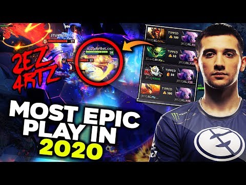 HOW to Comeback 100% 1vs5 in 15 seconds by Arteezy - MOST EPIC Play in 2020 - 400 IQ Dota 2