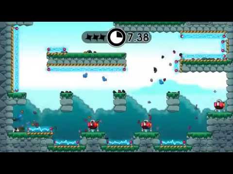 10 Second Ninja X - World 1 Level 10 100%(3 Stars)