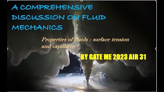 A Comprehensive Discussion on Fluid Mechanics | Surface tension and capillarity | by AIR 31