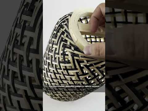 Modern Bamboo Pendant Light for Bulk Export