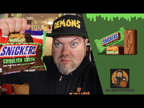 Snickers Ghoulish Green Halloween Candy
