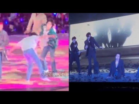 BTS PTD on Stage Day 2, JIMIN SLIPPED AGAIN and AGAIN!